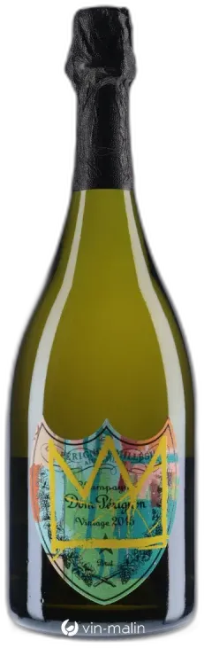 vue du vin Dom Pérignon Vintage Édition Spéciale x Jean-Michel Basquiat