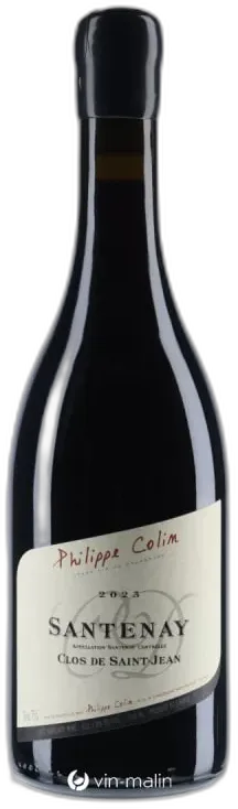 image du vin Domaine Philippe Colin Santenay "Clos de Saint-Jean" Rouge