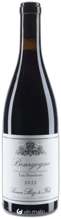 photo du vin Domaine Simon Bize et Fils "les Perrieres" Bourgogne Rouge