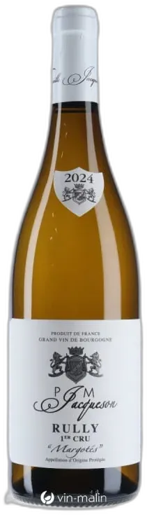 capture du vin Aoc Rully 1er Cru les Margotés Domaine Paul et Marie Jacqueson