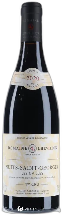 vue du vin Domaine Robert Chevillon Nuits-Saint-Georges 1er Cru les Roncières Rouge