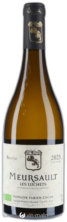 aperçu du vin Domaine Fabien Coche Meursault "les Luchets"