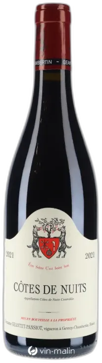 photo du vin Pansiot Côte de Nuit Villages "les Perrières"