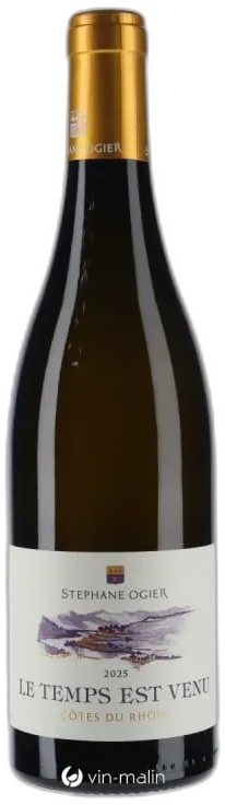 photos du vin le Temps Est Venu Blanc Domaine Stéphane Ogier