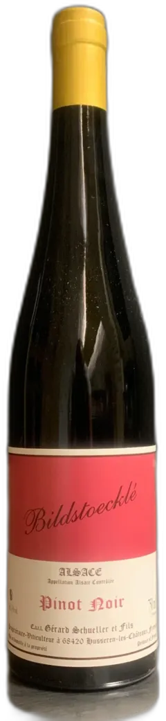 image du vin Alsace Pinot Noir Bildstoeckle Gérard Schueller