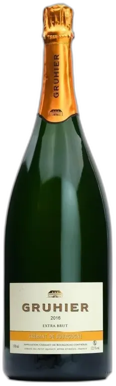 image du vin Crémant de Bourgogne Extra Brut Gruhier Bio