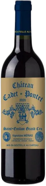 aperçu du vin Château Cadet Pontet