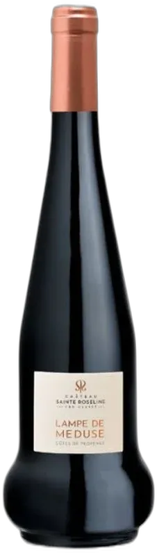 vue du vin Château Sainte Roseline Lampe de Méduse Rouge