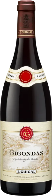 vue du vin Gigondas E. Guigal