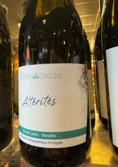 capture du vin Alterites Chardonnay l'Oree du Sabia