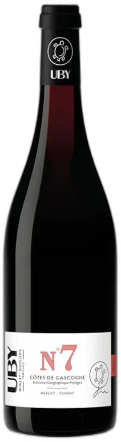 capture du vin Domaine Uby "Merlot Tannat" n°7 Côtes de Gascogne Rouge