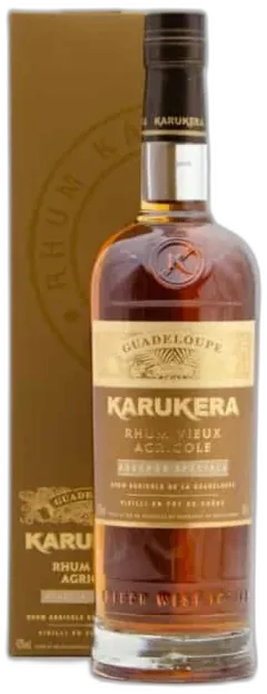 image du vin Karukera Rhum Vieux Agricole de Guadeloupe "Réserve Spéciale" Brun