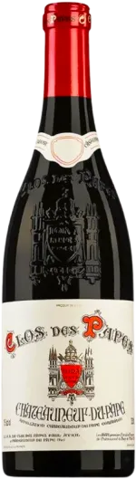 vue du vin Châteauneuf du Pape Rouge Clos des Papes Domaine Paul Avril