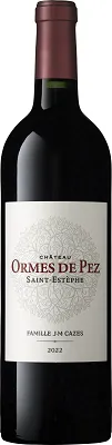 photo du vin Ormes de Pez