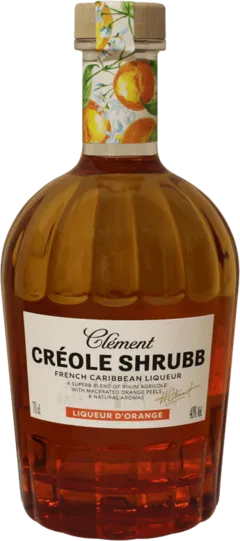 vue du vin Clément Shrubb Liqueur Antillaise