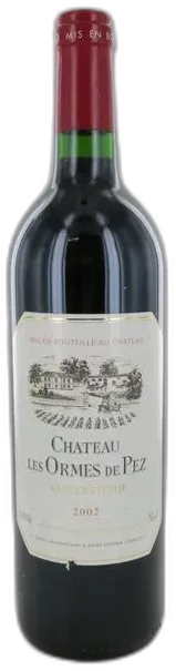 photo du vin Ormes de Pez