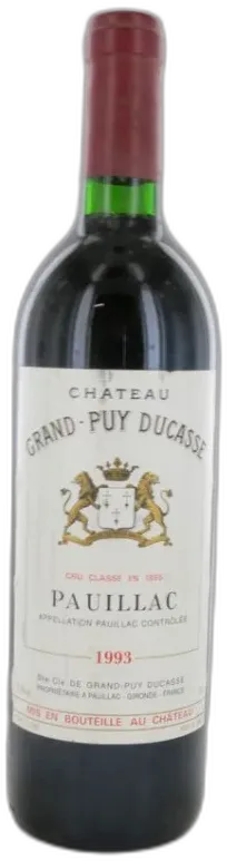photo du vin Grand Puy Ducasse