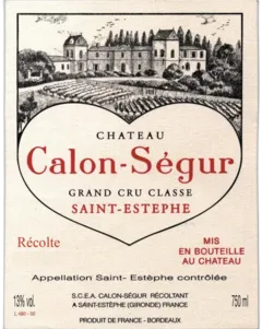 photos du vin Calon Segur