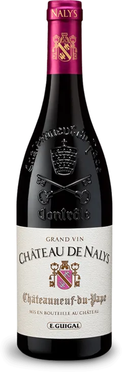 photo du vin Saintes Pierres de Nalys Rouge Château de Nalys E. Guigal
