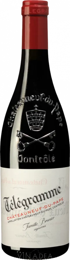 photo du vin Châteauneuf-du-Pape Télégramme Vignobles Brunier