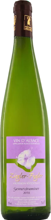 aperçu du vin Gewurztraminer Fugler