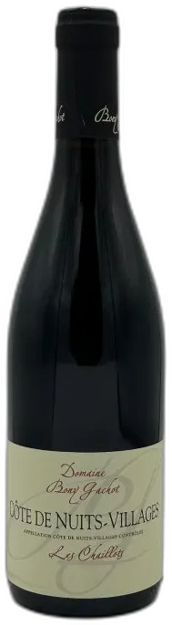 vue du vin les Chaillots- Côte de Nuits-Villages Rouge Domaine Bony Gachot