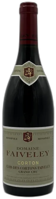 vue du vin Domaine Faiveley Corton Clos des Cortons Grand Cru Monopole Rouge