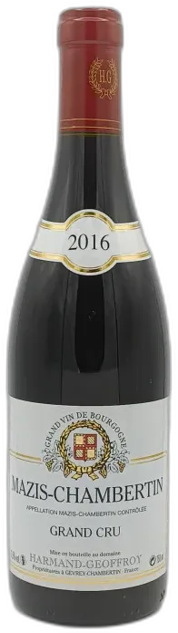 illustration du vin Harmand Geoffroy Mazis Chambertin Grand Cru