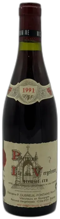 photo du vin Pernand-Vergelesses 1er Cru Iles des Vergelesses Domaine Dubreuil-Fontaine
