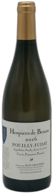 photo du vin Pouilly Fuissé Cuvée Francoise Poisard Hospices de Beaune