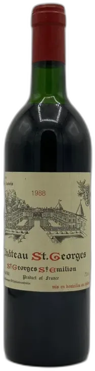 photo du vin Château Saint Georges Côte Pavie