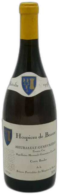 vue du vin Mersault 1er Cru "Genevrières" Cuvée Baudot Magnum Hospices de Beaune-Drouhin