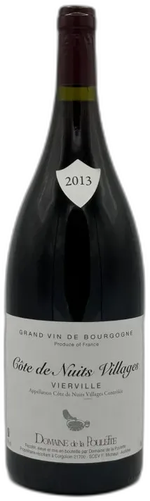 vue du vin Domaine de la Poulette Côte de Nuits Villages 2001 Magnum