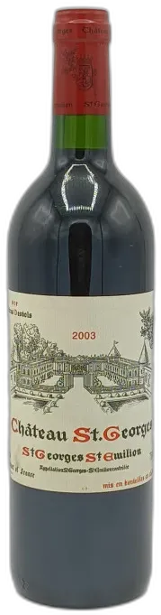 photo du vin Château Saint Georges Côte Pavie