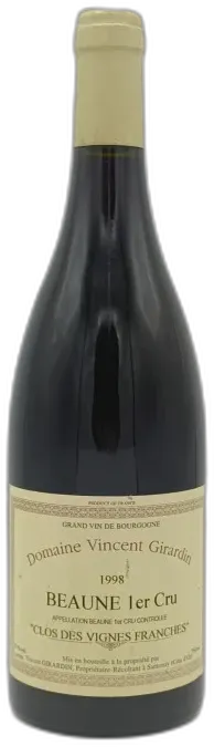 capture du vin Clos des Vignes Franchies