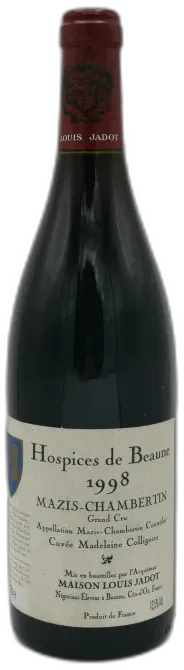 vue du vin Mazis-Chambertin Grand Cru cuvée Madeleine Collignon Hospices de Beaune Mise frédéric Esmonin