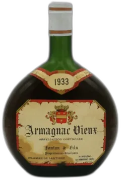 vue du vin Vieux 1933 Fontan & Fils