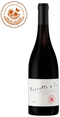 vue du vin Château Clamens Négrette & co
