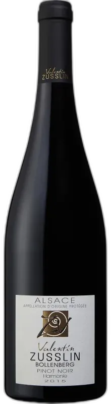 image du vin Pinot Noir Bollenberg 2020 Valentin Zusslin