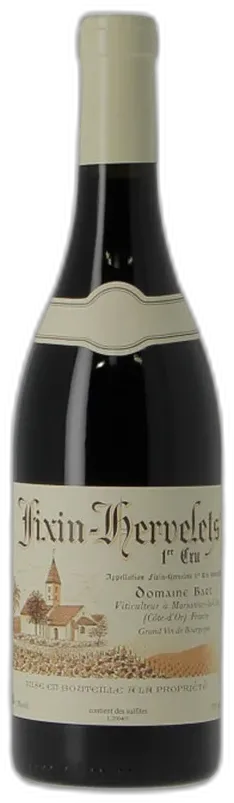 illustration du vin Domaine Bart Fixin 1er Cru Hervelets Rouge