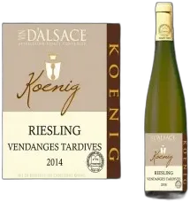 photo du vin Pinot Grains Nobles Koenig