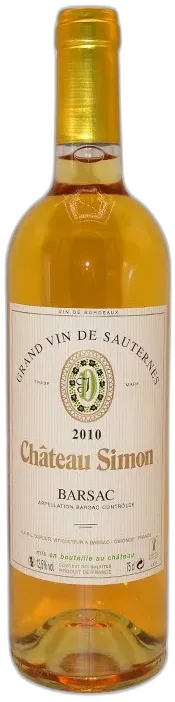 illustration du vin Chateau Simon Barsac Grand Vin de Sauternes