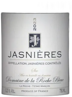 image du vin Élevage Long Jasnières la Roche Bleue