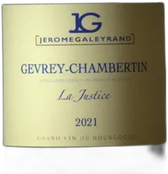 photo du vin Gevrey Chambertin en Croisette Jérôme Galeyrand