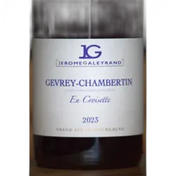 photo du vin Gevrey Chambertin en Croisette Jérôme Galeyrand