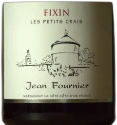 photo du vin Jean Fournier Fixin Rouge