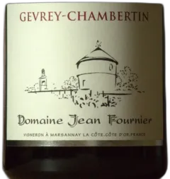 photo du vin Jean Fournier Gevrey-Chambertin