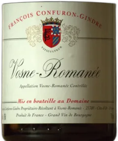 illustration du vin Confuron-Gindre