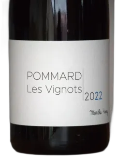photo du vin Pommard les Vignots Marthe Henry
