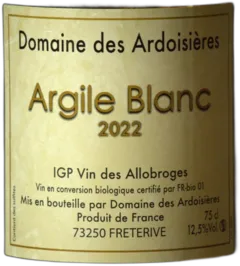 photo du vin Igp Argile